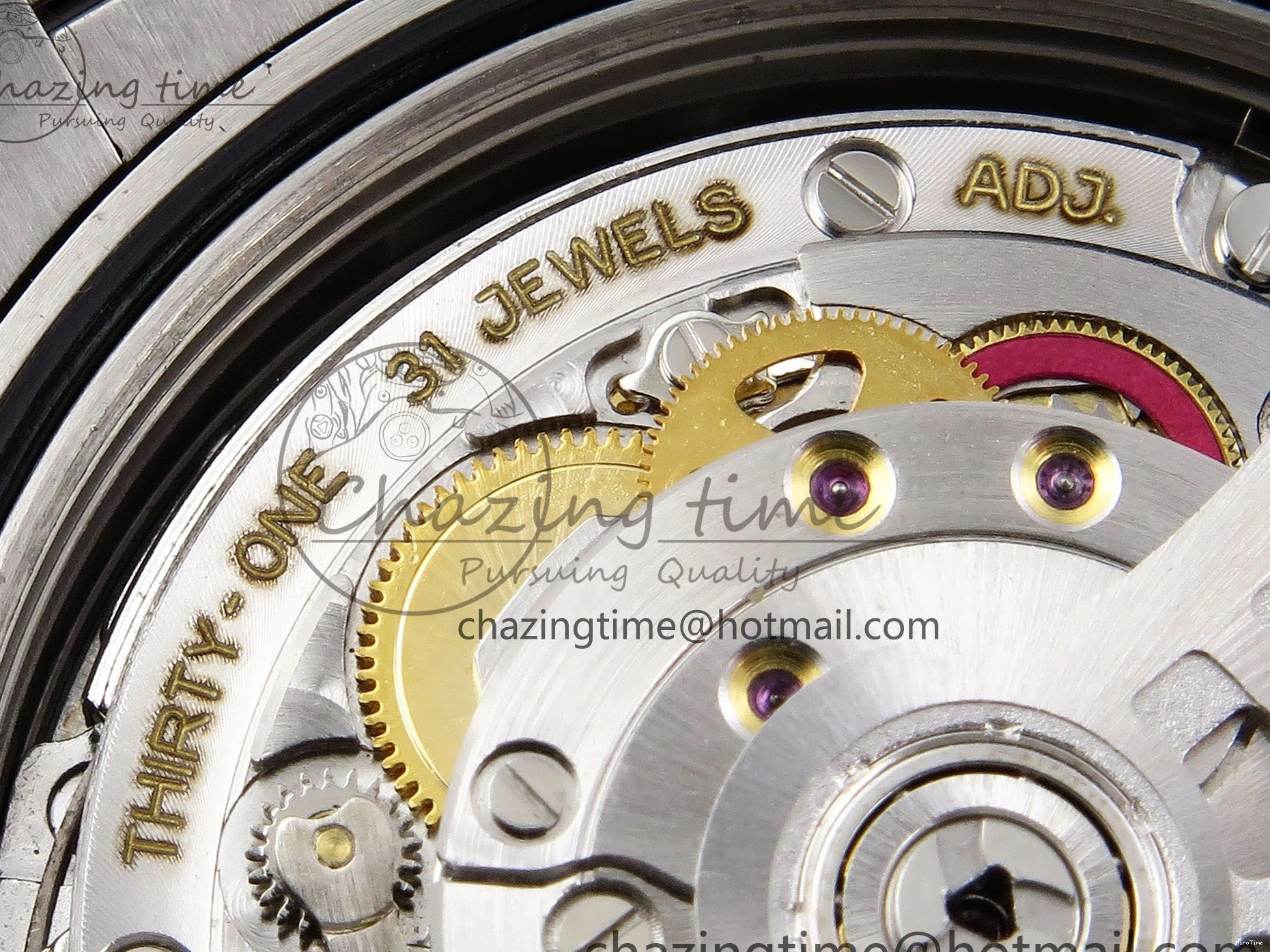 MiroTime 0108 DayDate 40 SS JDF 904L Steel White Roman Dial on President Bracelet VR3255 V3 (Gain Weight) Resilient 1424